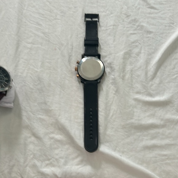 Fossil dive watch chronograph in black and brass finish - Picture 4 of 5